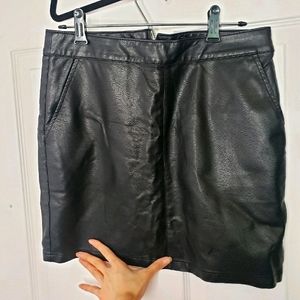 Pleather skirt